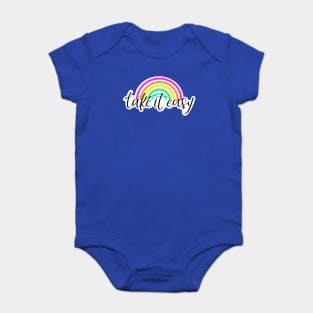 Take It Easy Rainbow Baby Bodysuit